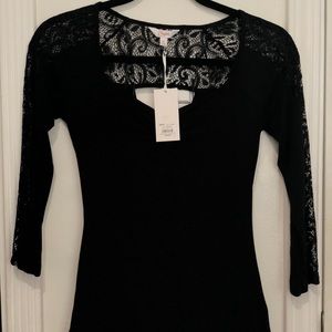Candie’s Long Sleeve Lace Top